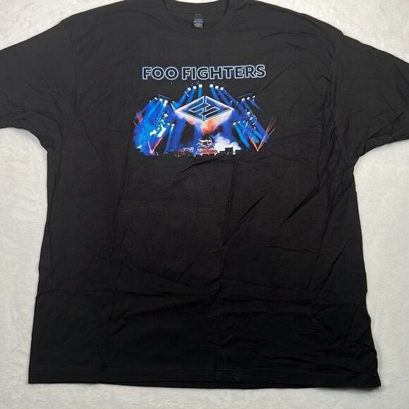 Foo Fighters Concrete and Gold 2018 World Tour‎ Concert Black T Shirt Men 3XL - Picture 1 of 5